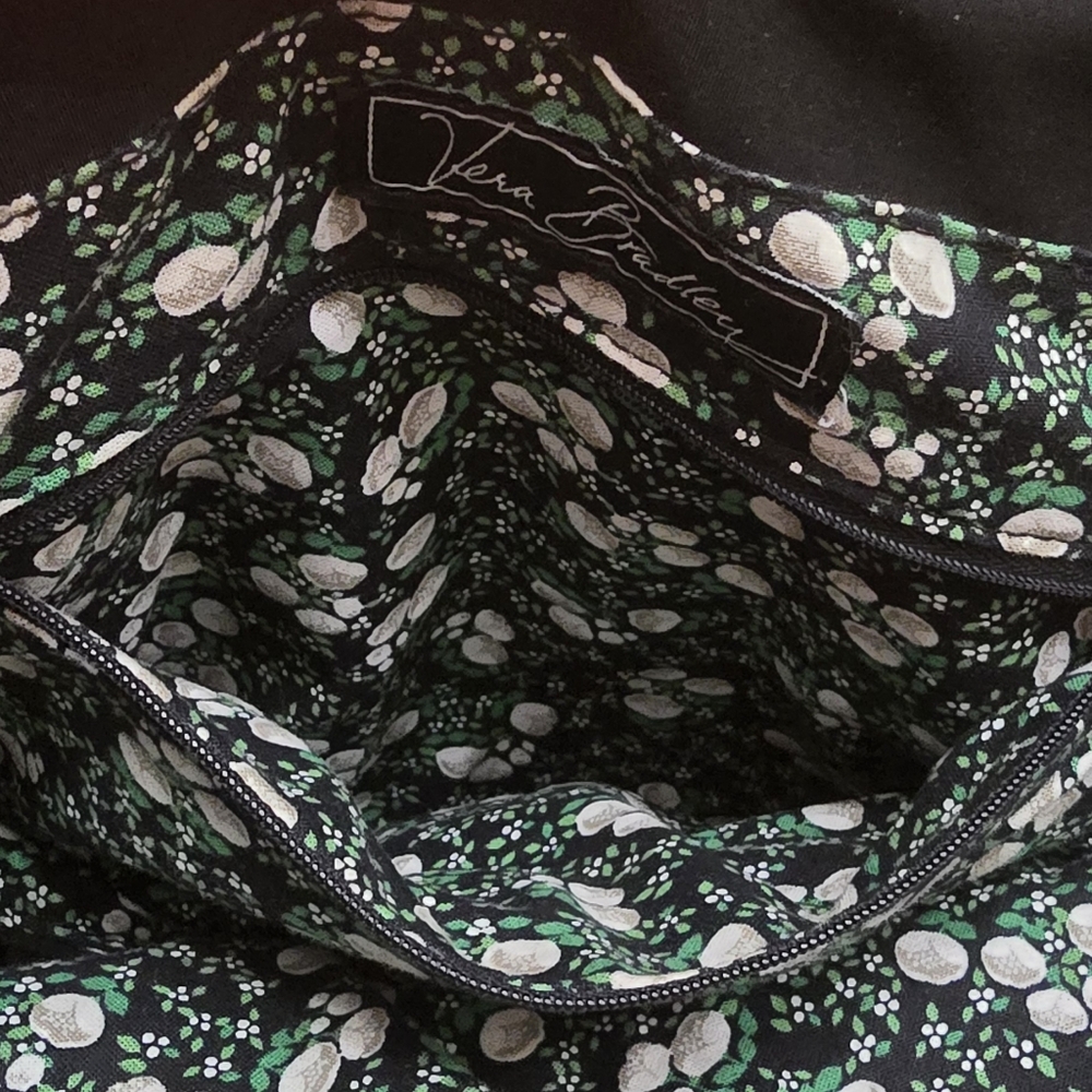 Vera Bradley Black Quilted Backpack - Picture 9 of 11